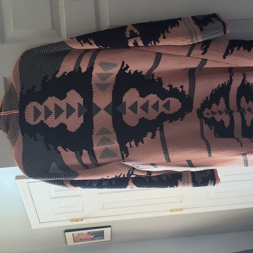 Patterned Sweater Jacket - image 4